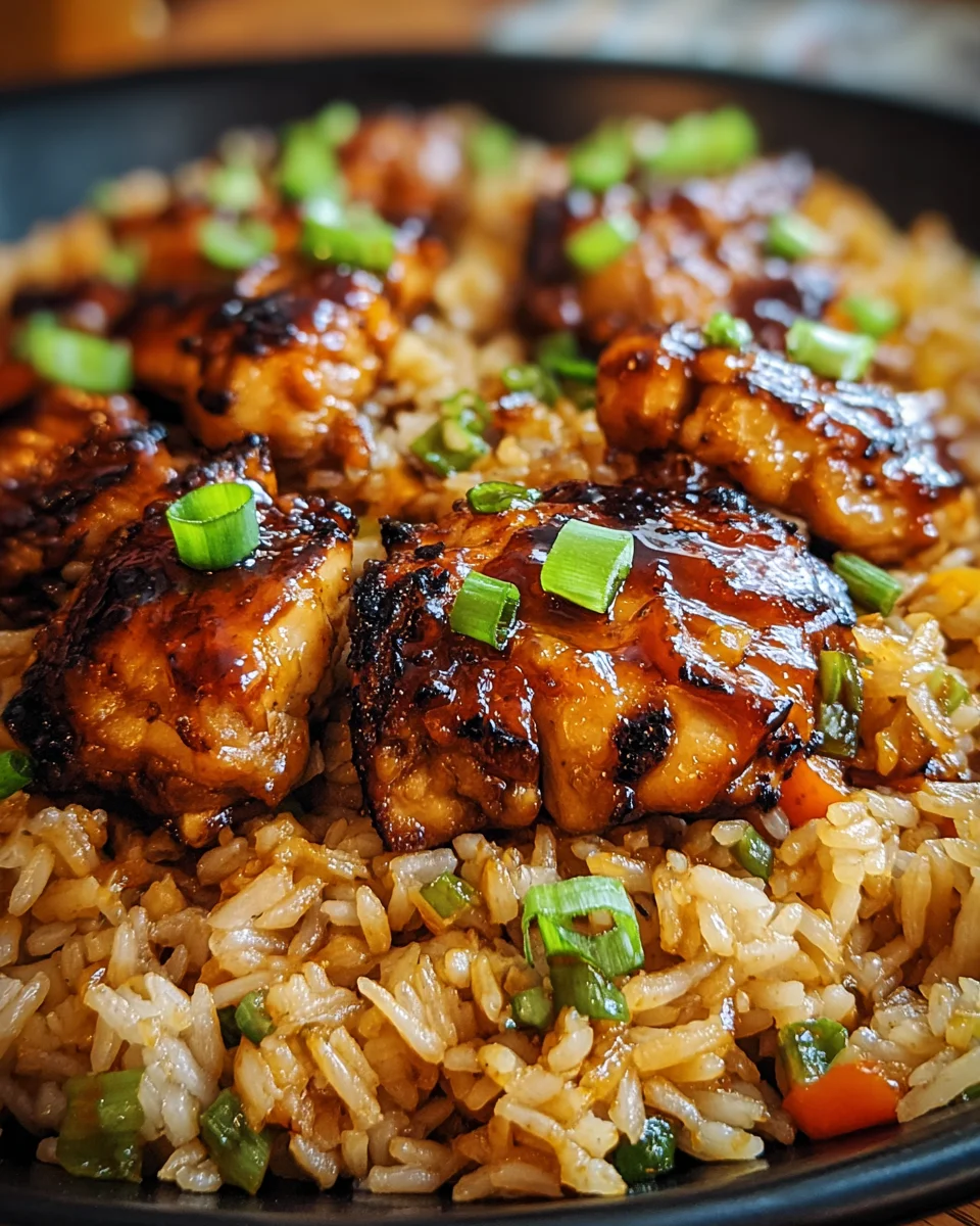 Honey BBQ Chicken Rice 26 Honey