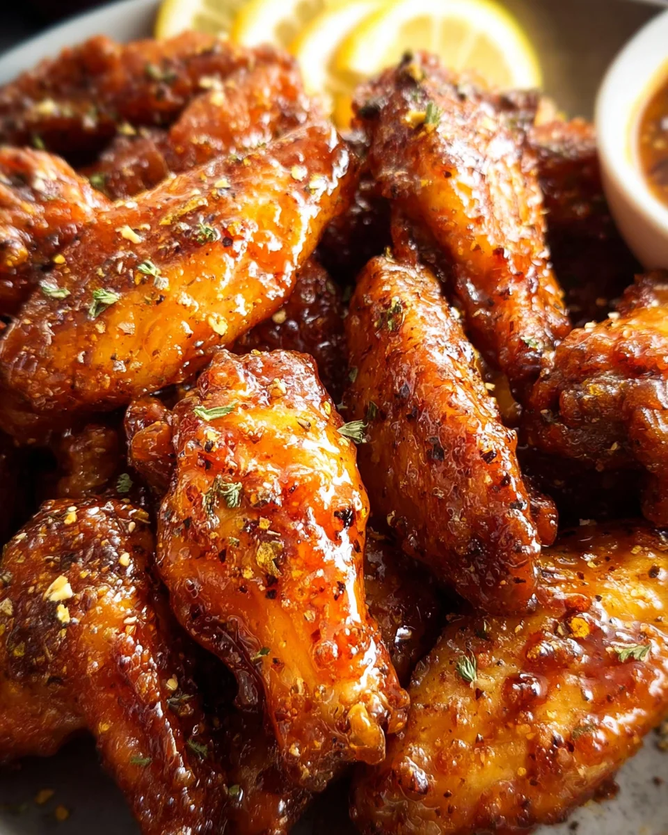 Honey Lemon Pepper Wings