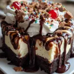 Hot Fudge Sundae Brownie Cheesecake Hot Fudge Sundae Brownie Cheesecake