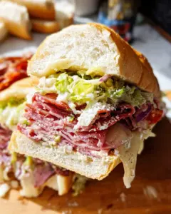 Italian Grinder Salad Sandwich (TikTok Viral Recipe)