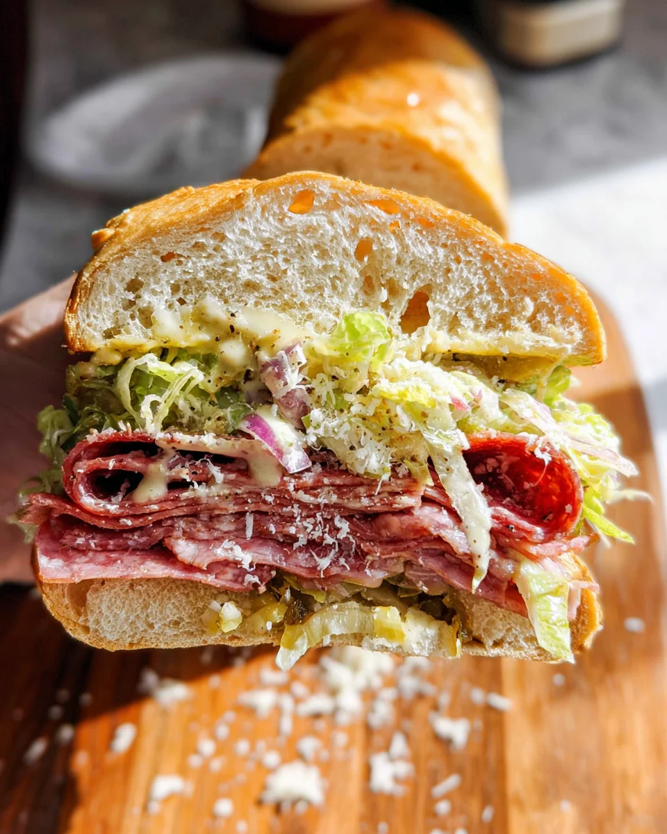 Italian Grinder Salad Sandwich (TikTok Viral Recipe) Italian