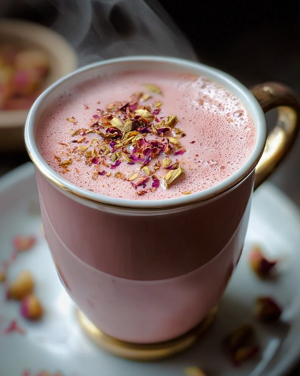Kashmiri Pink Chai (Noon Tea) 22 Kashmiri Pink Chai (Noon Tea)