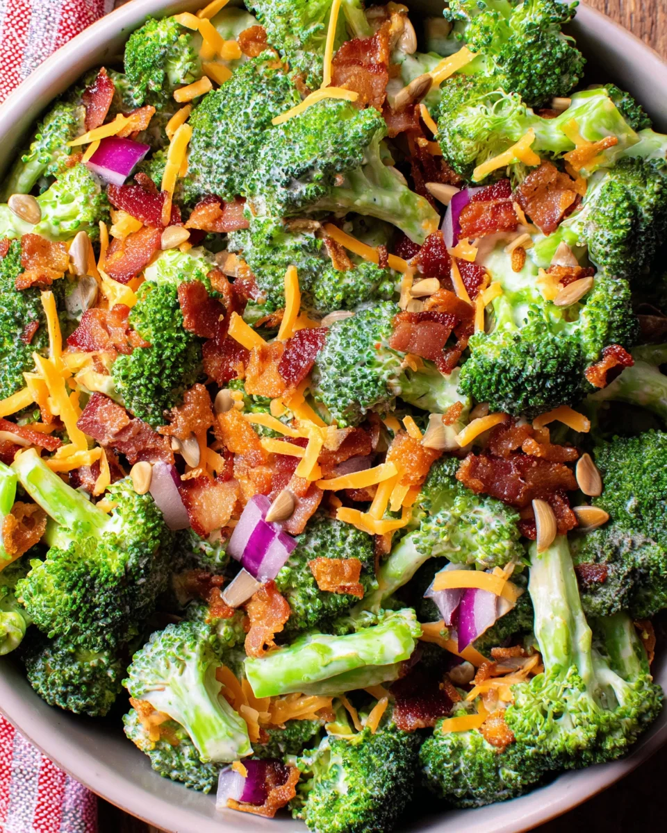 Keto Broccoli Salad Recipe