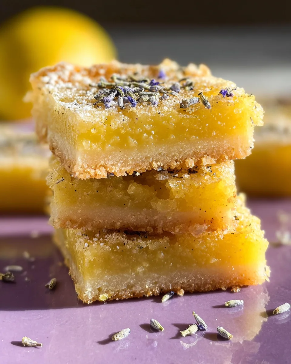Lavender Lemon Bars 18 Lavender Lemon Bars