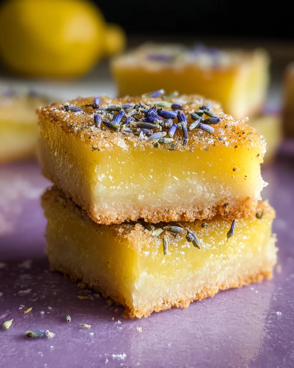 Lavender Lemon Bars 20 Lavender