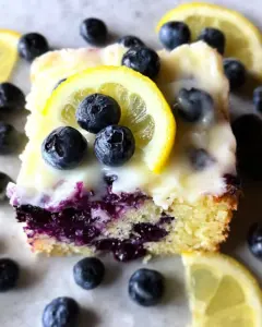 Lemon Blueberry Sheet Cake