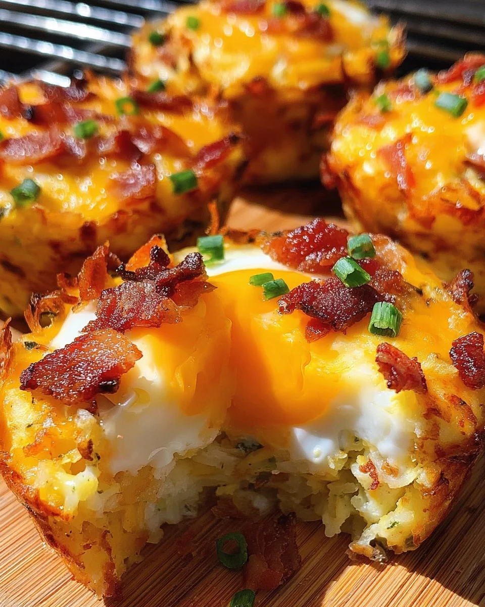 Loaded Bacon and Egg Hash Brown Muffins 22 Loaded