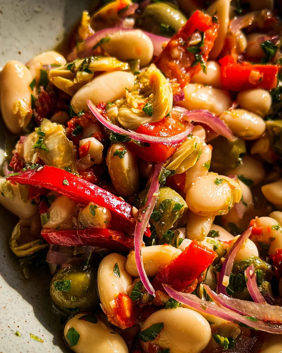 Marinated Butter Beans Marinated