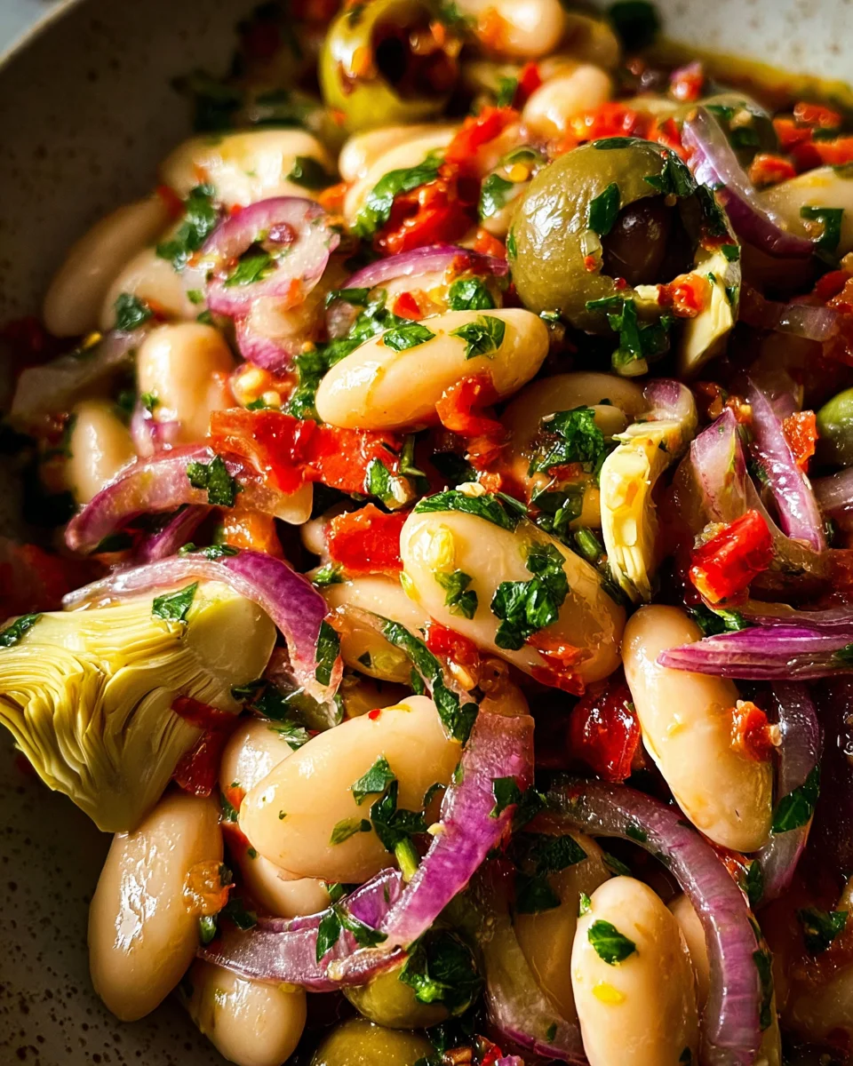 Marinated Butter Beans Marinated