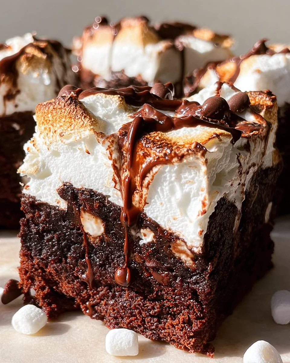 Marshmallow Brownies Marshmallow