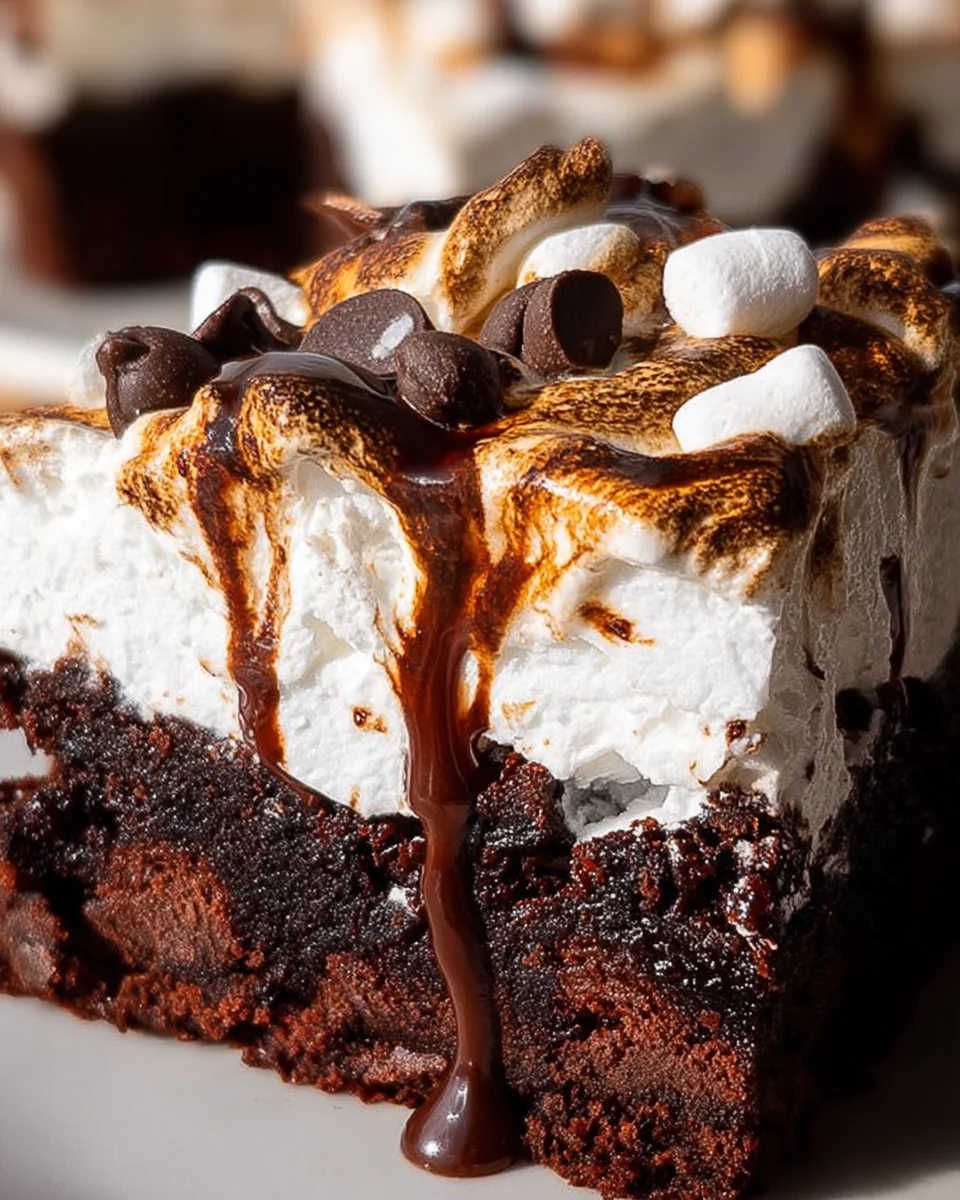 Marshmallow Brownies Marshmallow