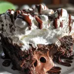 Marshmallow Chocolate Poke Cake Marshmallow Chocolate Poke Cake