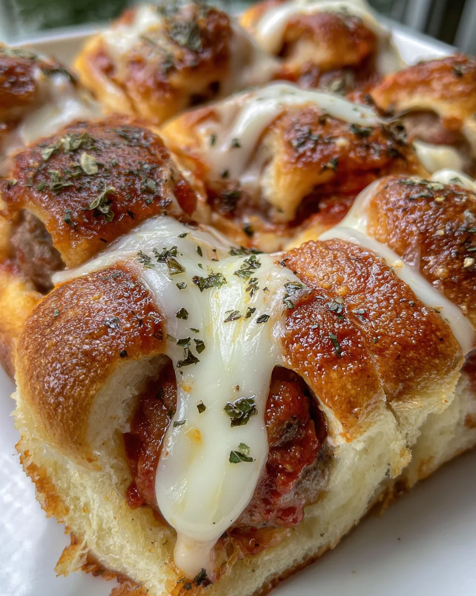 Meatball Parmesan Sliders 21 Meatball Parmesan Sliders