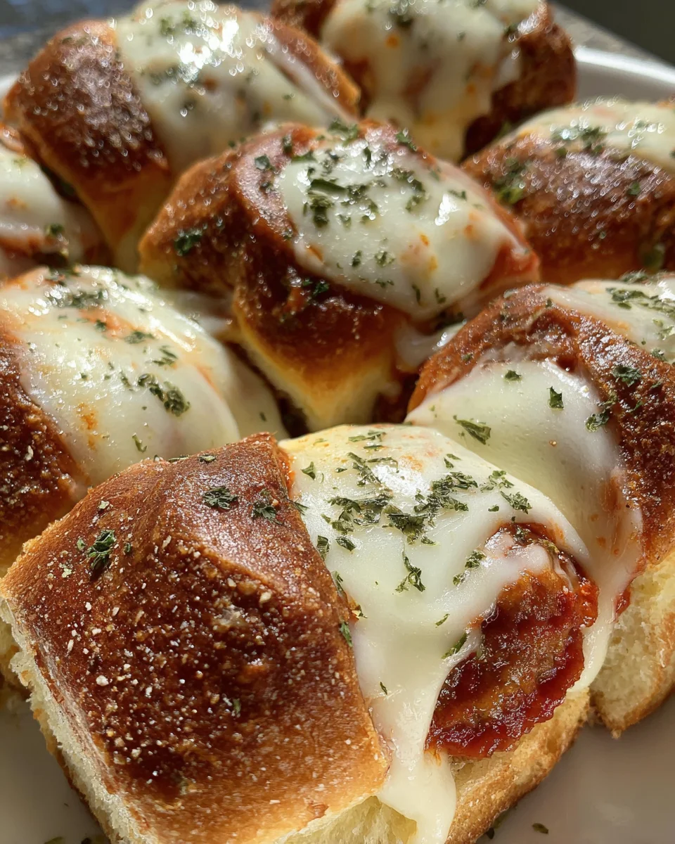 Meatball Parmesan Sliders 23 Meatball