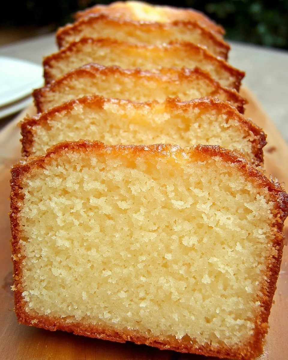 Moist Vanilla Pound Moist