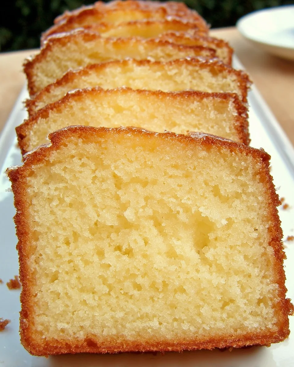 Moist Vanilla Pound Moist