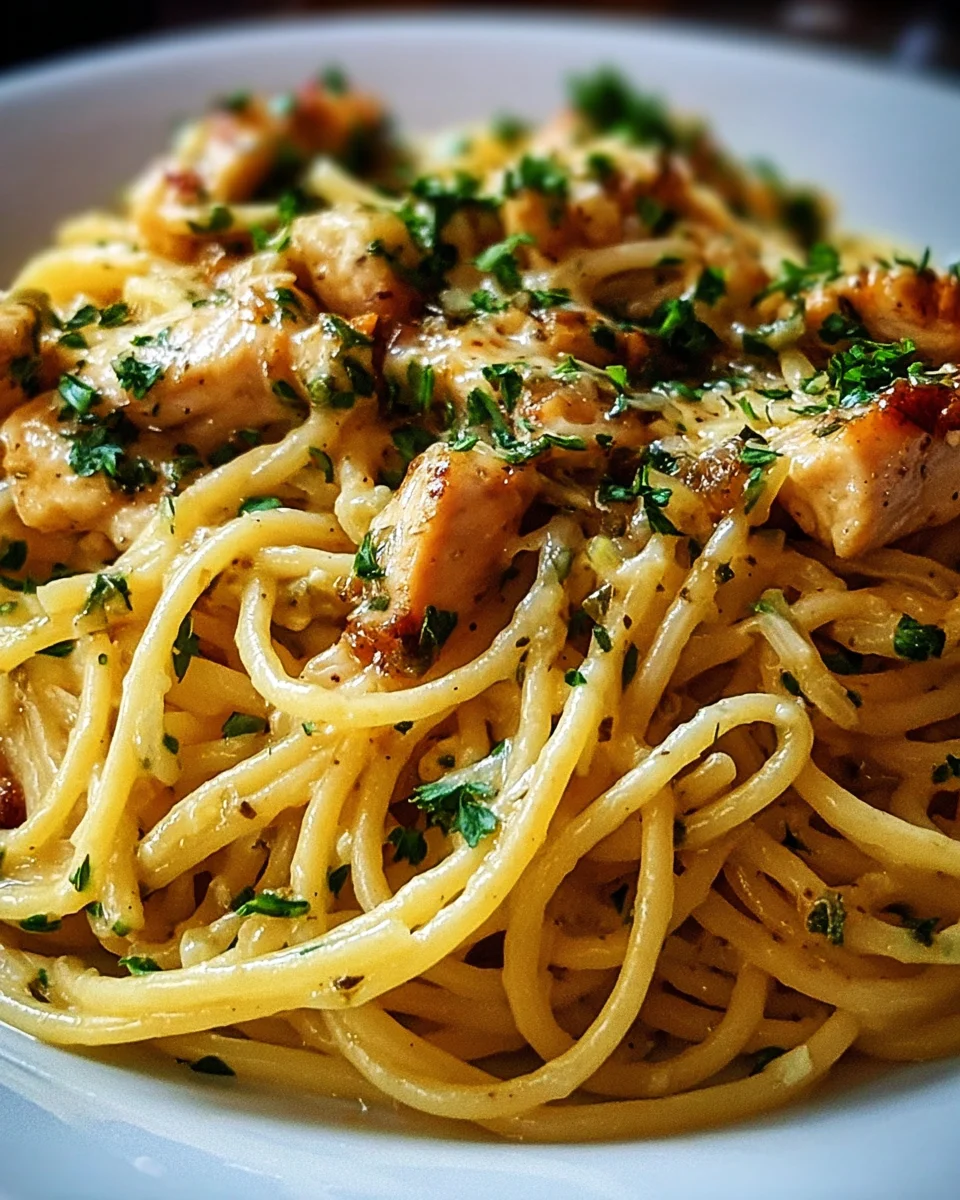Monterey Chicken Spaghetti Monterey