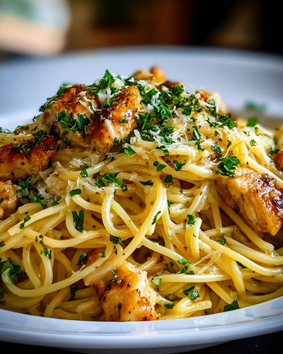 Monterey Chicken Spaghetti Monterey