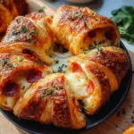 Mozzarella Pepperoni Croissant Rolls
