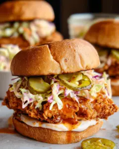 Nashville Hot Chicken Sandwiches