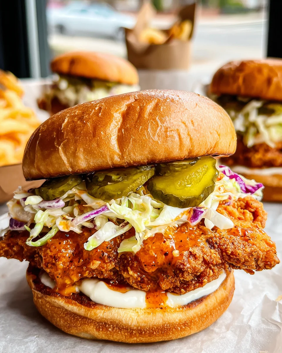 Nashville Hot Chicken Sandwiches Nashville