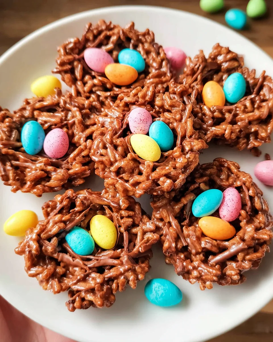 No-Bake Chocolate Bird Nests 18 No-Bake