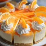 No-Bake Orange Creamsicle Cheesecake