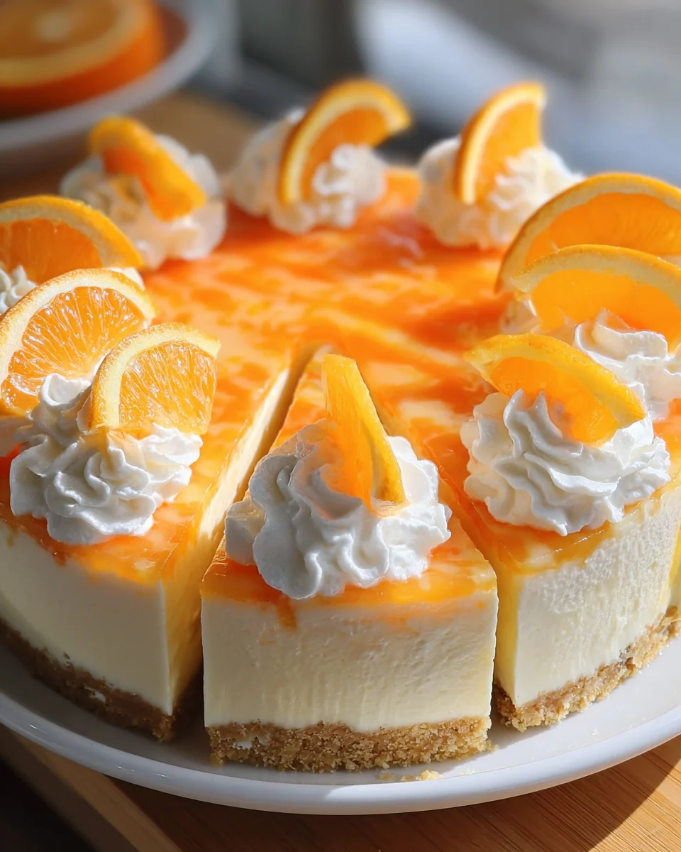 No-Bake Orange Creamsicle Cheesecake 22 No-Bake Orange Creamsicle Cheesecake