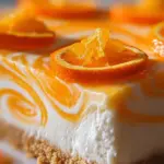 No-Bake Orange Creamsicle Cheesecake