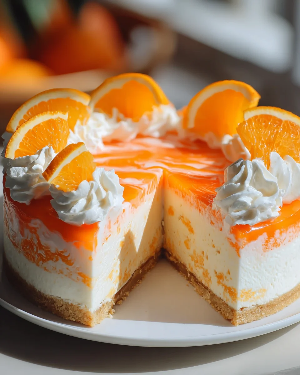 No-Bake Orange Creamsicle Cheesecake 23 No-Bake