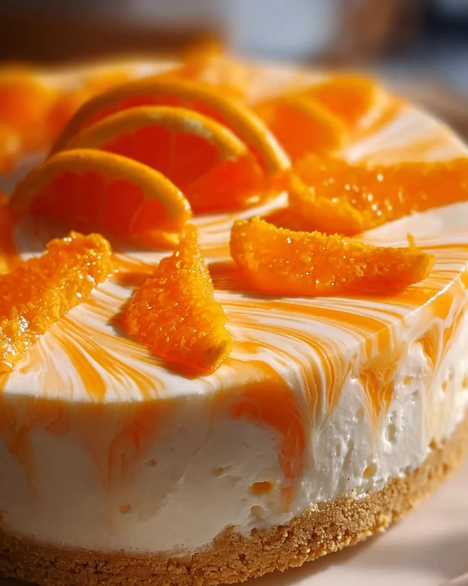 No-Bake Orange Creamsicle Cheesecake 21 No-Bake