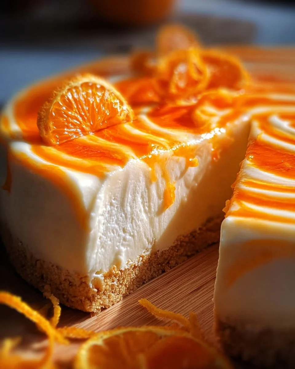 No-Bake Orange Creamsicle Cheesecake 22 No-Bake