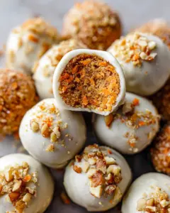 No Bake Carrot Cake Bites