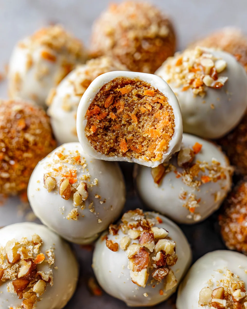 No Bake Carrot Cake Bites No Bake Carrot Cake Bites