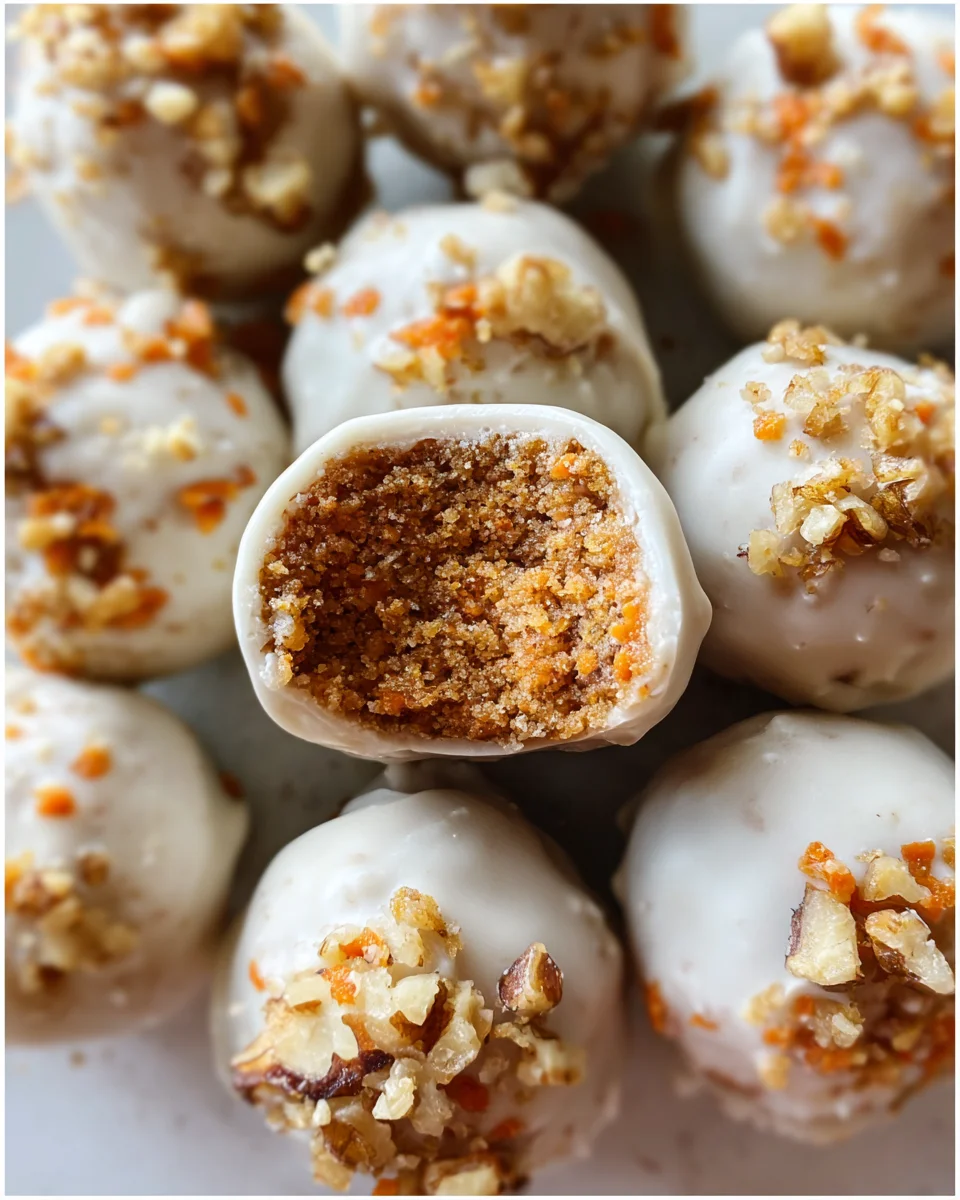No Bake Carrot Cake Bites No
