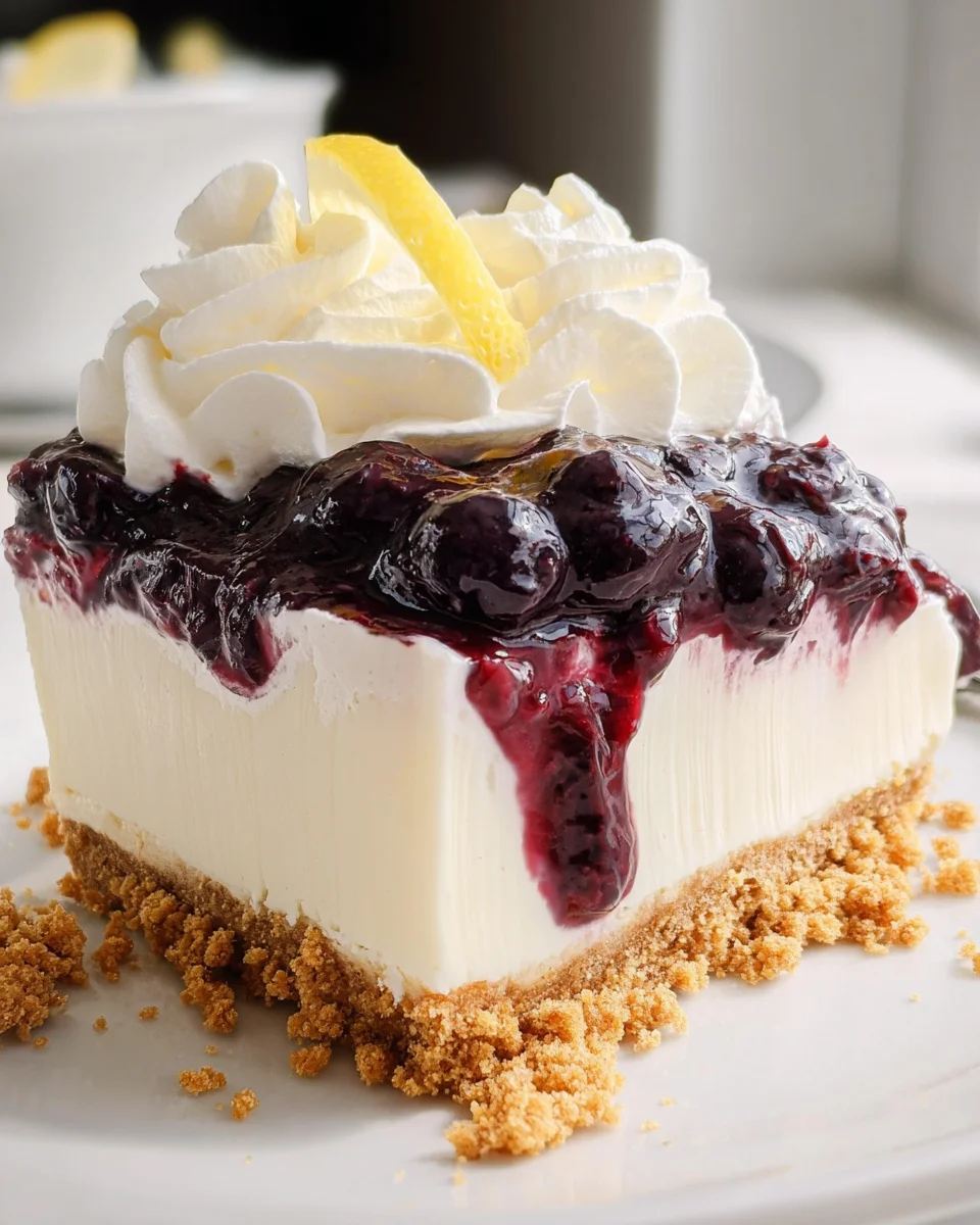 No Bake Lemon Blueberry Dessert 21 No