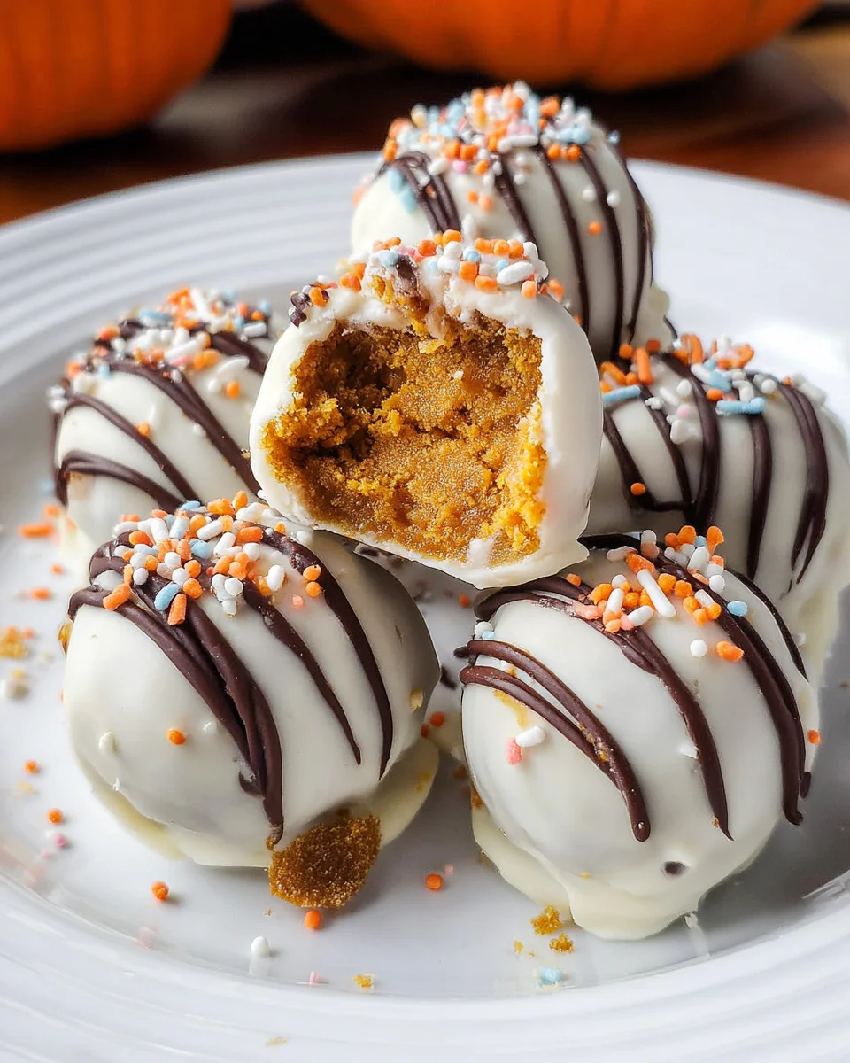 No Bake Pumpkin Balls 24 No