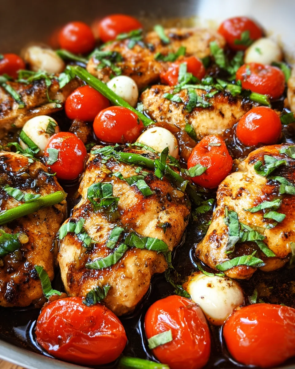 One Pan Balsamic Chicken One