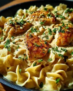One Pan Chicken Noodles