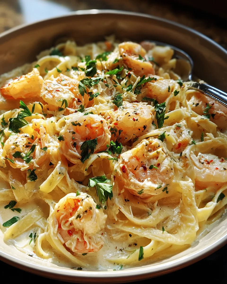 One Pot Shrimp and Crab Alfredo 20 One Pot Shrimp and Crab Alfredo