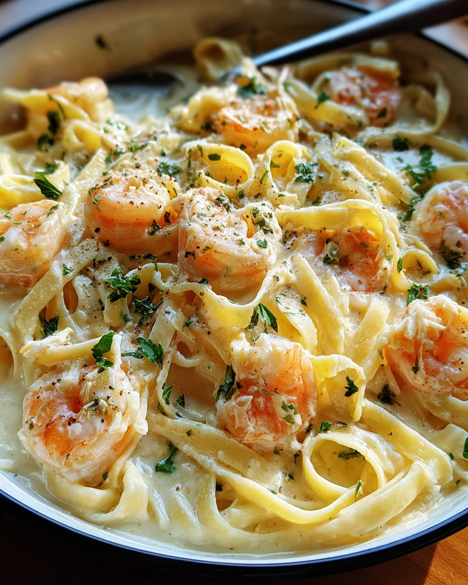 One Pot Shrimp and Crab Alfredo 22 One