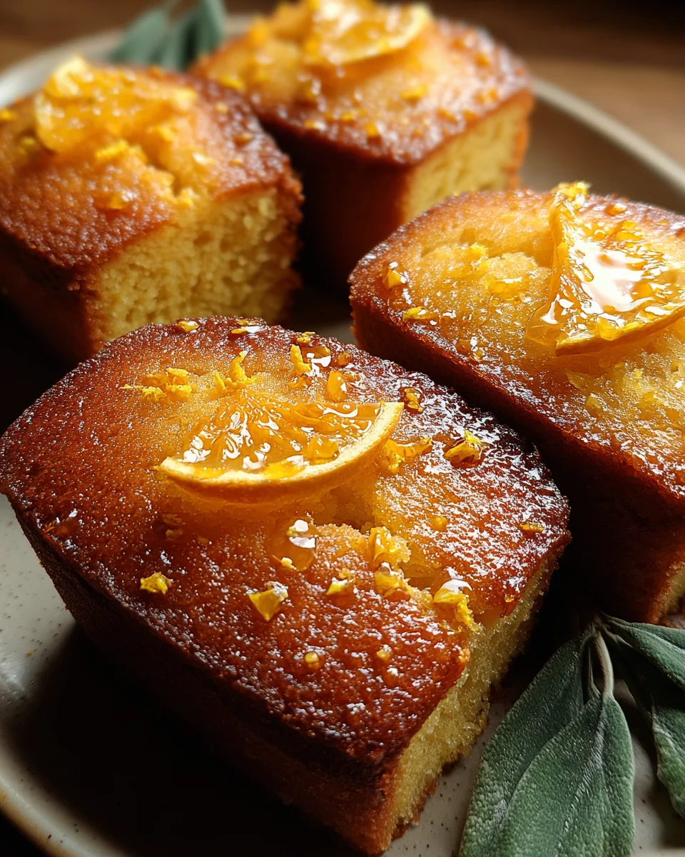 Orange Ginger Honey Cakes
