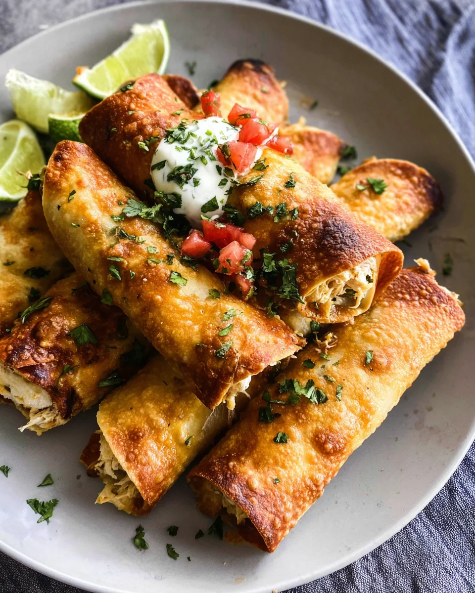 Oven Baked Chicken Taquitos Recipe Oven