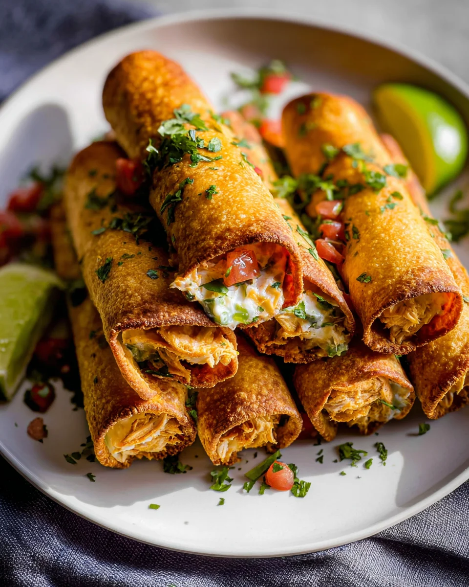 Oven Baked Chicken Taquitos Recipe Oven