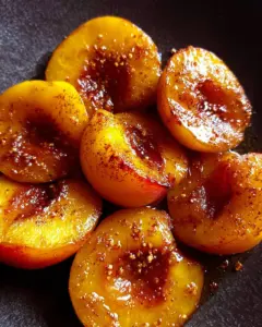 Pan Fried Peaches