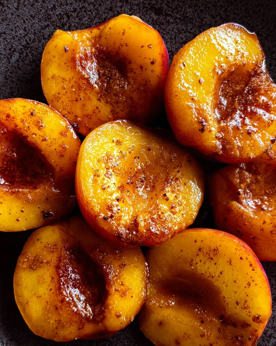 Pan Fried Peaches Pan