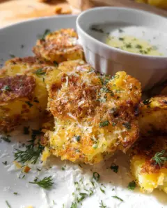 Parmesan Smashed Potatoes