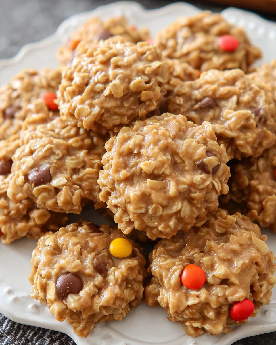Peanut Butter No Bake Cookies Peanut