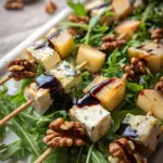 Pear & Brie Cheese Salad Skewers Pear & Brie Cheese Salad Skewers