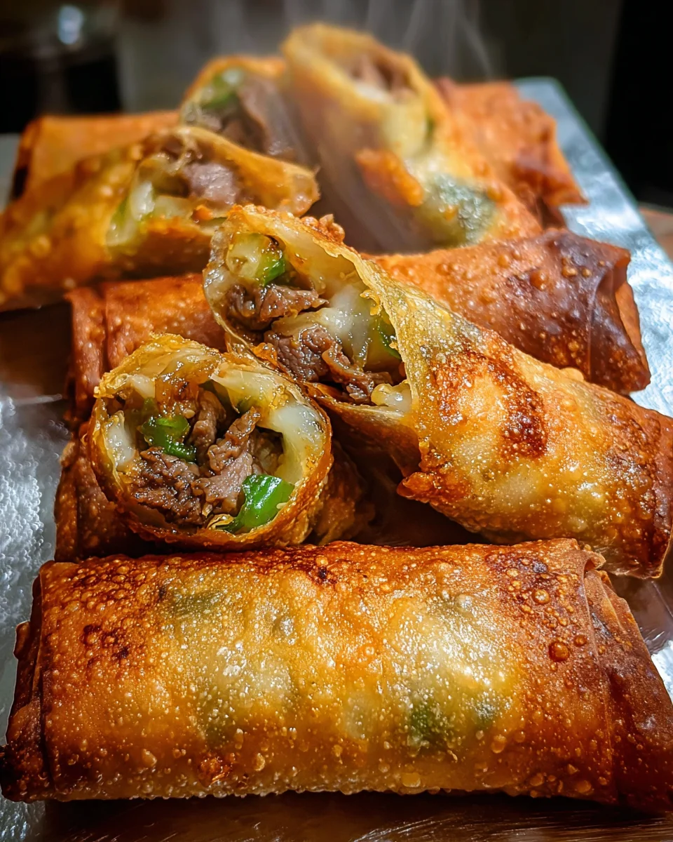 Philly Cheesesteak Egg Roll Philly Cheesesteak Egg Roll